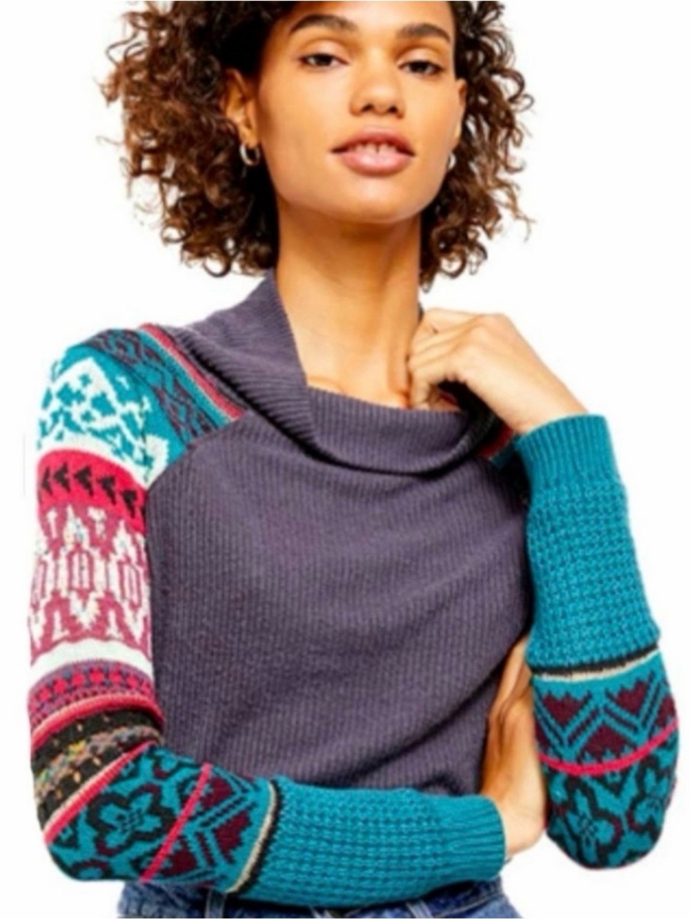 Free People NWT Prism Sweater
Top in Charcoal